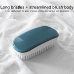 Brosse à chaussures ménagère à poils doux, brosse de nettoyage colorée pour le linge et la décontamination