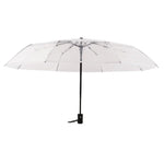 Parapluie pliant transparent créatif 8 baleines, parapluie automatique