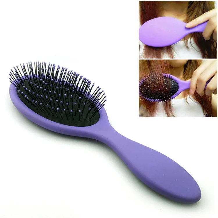 Brosse à cheveux douce pour femme, peigne de coiffure de salon, brosses de massage du cuir chevelu humides et sèches