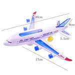 Avion miniature électrique avec musique et lumières clignotantes, jouet pour enfants, avion à monter soi-même, cadeau