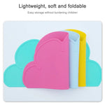 Napperon en silicone pour enfants, imperméable, protection de l'environnement, tapis de table étudiant, blanc, noir, jaune, bleu, vert, rose clair, gris foncé, bleu clair, vert clair, gris clair, rose foncé