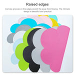 Napperon en silicone pour enfants, imperméable, protection de l'environnement, tapis de table étudiant, blanc, noir, jaune, bleu, vert, rose clair, gris foncé, bleu clair, vert clair, gris clair, rose foncé