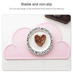 Napperon en silicone pour enfants, imperméable, protection de l'environnement, tapis de table étudiant, blanc, noir, jaune, bleu, vert, rose clair, gris foncé, bleu clair, vert clair, gris clair, rose foncé