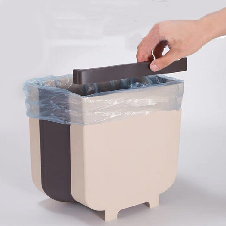 Poubelle de cuisine suspendue pliable, 23x6x29cm