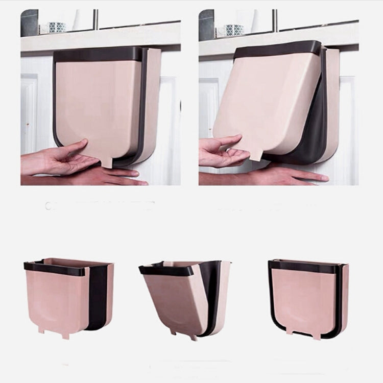 Poubelle de cuisine suspendue pliable, 23x6x29cm