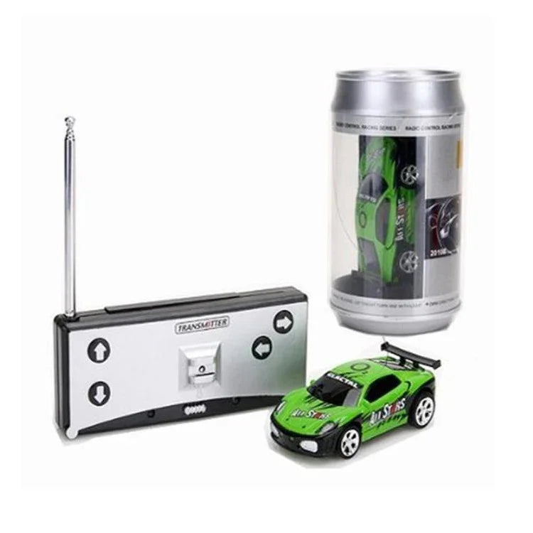 Mini voiture télécommandée Coca-Cola, micro-voiture de course, verte et blanche, noire, verte, rouge, bleue, jaune, dorée, noire et orange