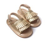 Sandales bébé décontractées à franges en PU, 11cm/76g, 12cm/83g, 13cm/93g