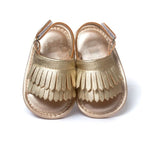 Sandales bébé décontractées à franges en PU, 11cm/76g, 12cm/83g, 13cm/93g