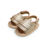 Sandales bébé décontractées à franges en PU, 11cm/76g, 12cm/83g, 13cm/93g