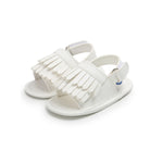 Sandales bébé décontractées à franges en PU, 11cm/76g, 12cm/83g, 13cm/93g