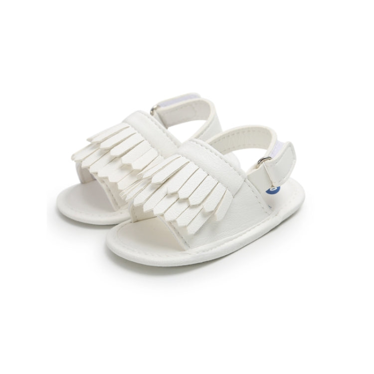 Sandales bébé décontractées à franges en PU, 11cm/76g, 12cm/83g, 13cm/93g