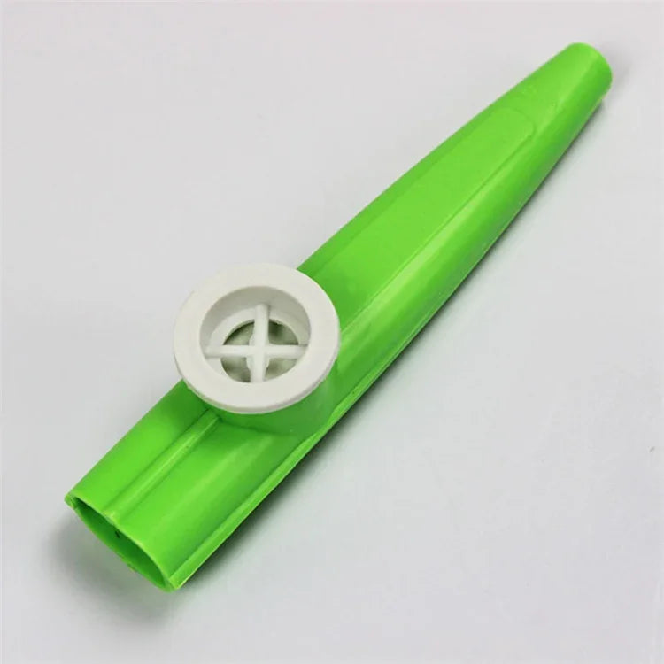 Lot de 10 kazoos en plastique pour enfants, instrument d'accompagnement, couleurs aléatoires.