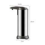 Distributeur automatique de savon en acier inoxydable de 250 ml, distributeur de savon à capteur infrarouge, 250 ml