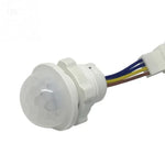 Capteur de mouvement infrarouge intérieur/extérieur avec temporisation, interrupteur PIR, lampe de nuit LED sensible, 220 V CA