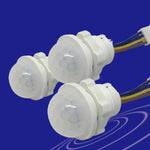 Capteur de mouvement infrarouge intérieur/extérieur avec temporisation, interrupteur PIR, lampe de nuit LED sensible, 220 V CA