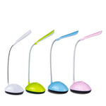 2 lampes de lecture LED de chevet portables, flexibles et réglables pour enfants, blanc, rose, bleu, vert