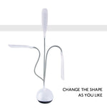 2 lampes de lecture LED de chevet portables, flexibles et réglables pour enfants, blanc, rose, bleu, vert