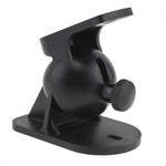 Paire de supports muraux noirs pour haut-parleur Surround, design rotatif à 45 degrés pour fixation TV murale, 8 x 4,5 x 5,8 cm