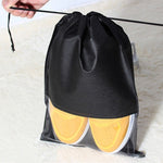10 sacs de rangement étanches pour chaussures, pochette de voyage portable, organisateur à cordon, housse non tissée, 32x44cm, 27x36cm