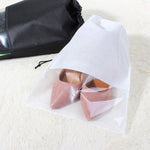 10 sacs de rangement étanches pour chaussures, pochette de voyage portable, organisateur à cordon, housse non tissée, 32x44cm, 27x36cm