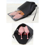 10 sacs de rangement étanches pour chaussures, pochette de voyage portable, organisateur à cordon, housse non tissée, 32x44cm, 27x36cm