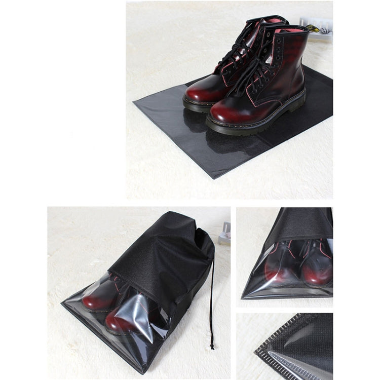 10 sacs de rangement étanches pour chaussures, pochette de voyage portable, organisateur à cordon, housse non tissée, 32x44cm, 27x36cm
