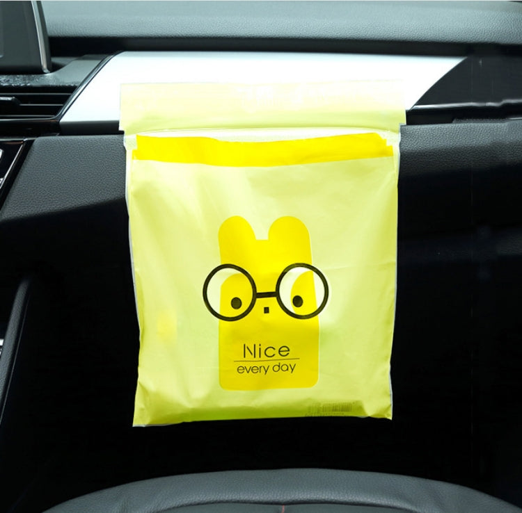 15 sacs poubelles adhésifs créatifs et mignons pour voiture, sacs de nettoyage pour l'intérieur de la voiture