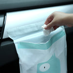15 sacs poubelles adhésifs créatifs et mignons pour voiture, sacs de nettoyage pour l'intérieur de la voiture