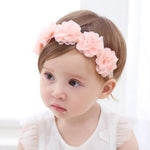 Serre-tête floral pour bébé fille, fait main, accessoires pour cheveux