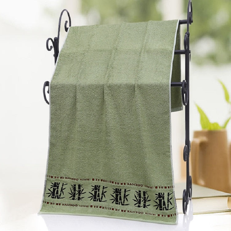 Serviette de bain adulte en fibre de bambou encre bambou épaisse absorbante douce