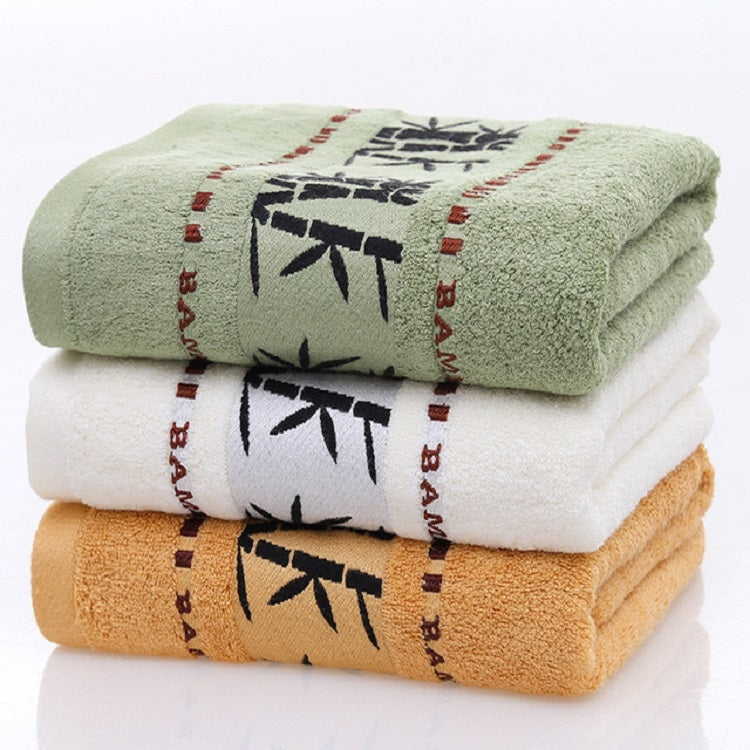 Serviette de bain adulte en fibre de bambou encre bambou épaisse absorbante douce