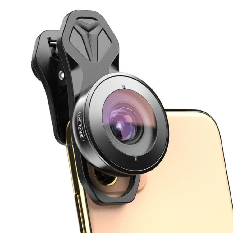 APEXEL APL-HB195 Objectif universel professionnel HD pour téléphone portable 195 degrés Fisheye, Fisheye 195 degrés