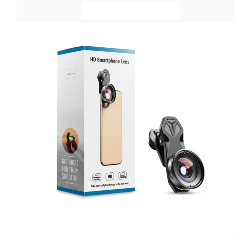 APEXEL APL-HB195 Objectif universel professionnel HD pour téléphone portable 195 degrés Fisheye, Fisheye 195 degrés