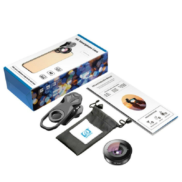 APEXEL APL-HB2X Téléobjectif 2X Lentille universelle externe professionnelle HD pour téléphone portable, Téléobjectif 2X