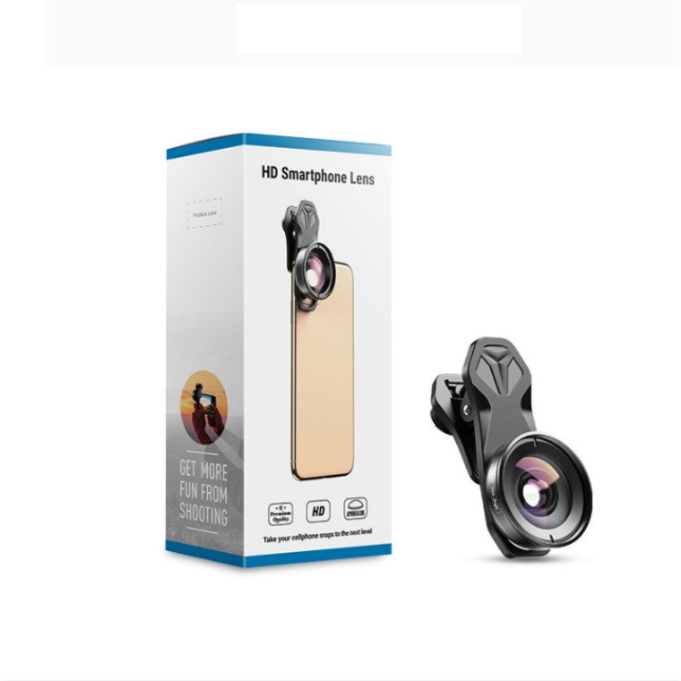 APEXEL APL-HB2X Téléobjectif 2X Lentille universelle externe professionnelle HD pour téléphone portable, Téléobjectif 2X