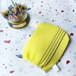 Sponge Bath Wipe One-sided Hand Bath Towel
