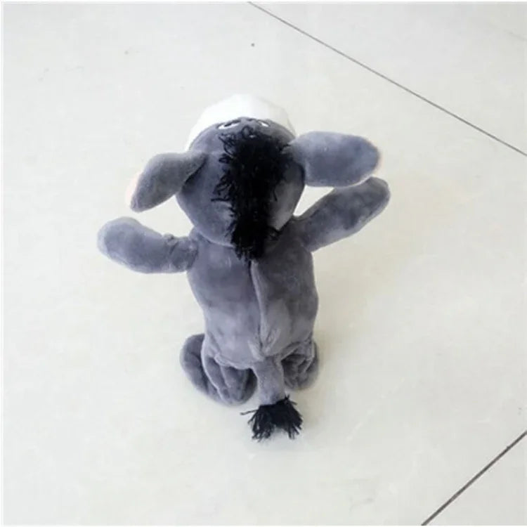 Âne électronique interactif en forme de petit animal, jouet intelligent qui marche et parle, cadeau d'anniversaire pour enfants, petit âne