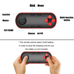 Manette de jeu Bluetooth sans fil intelligente, télécommandes de joystick pour lunettes de réalité virtuelle 3D compatibles avec Android / IOS, blanc, noir