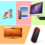 Manette de jeu Bluetooth sans fil intelligente, télécommandes de joystick pour lunettes de réalité virtuelle 3D compatibles avec Android / IOS, blanc, noir