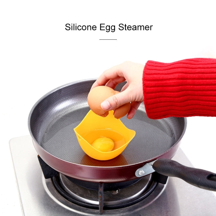 Moule à œufs en silicone, support à œufs, outils de cuisine, ustensiles de cuisson pour crêpes, œufs à la vapeur, plateau, vert, rouge, 4 pièces pour œufs à la vapeur