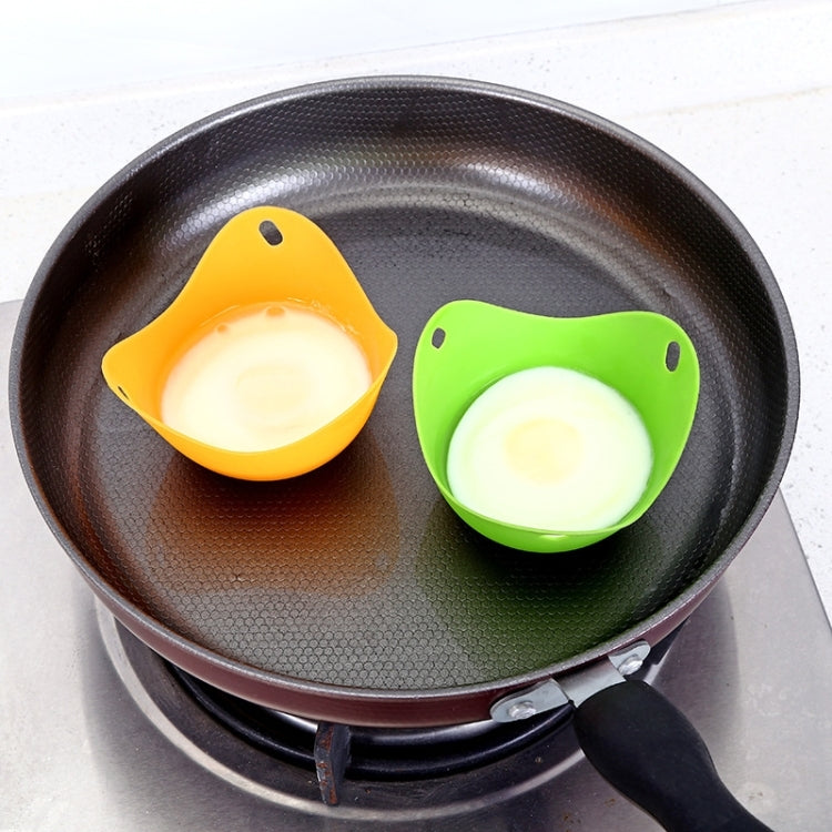Moule à œufs en silicone, support à œufs, outils de cuisine, ustensiles de cuisson pour crêpes, œufs à la vapeur, plateau, vert, rouge, 4 pièces pour œufs à la vapeur