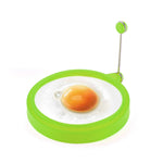 Anneau à œufs rond en silicone pour petit-déjeuner, moule à œufs frits, anneau à crêpes, moule de cuisson antiadhésif pour cuisine, rond, bleu, rond, vert, rond, orange, rond, rouge