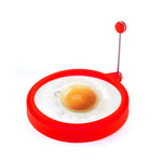 Anneau à œufs rond en silicone pour petit-déjeuner, moule à œufs frits, anneau à crêpes, moule de cuisson antiadhésif pour cuisine, rond, bleu, rond, vert, rond, orange, rond, rouge