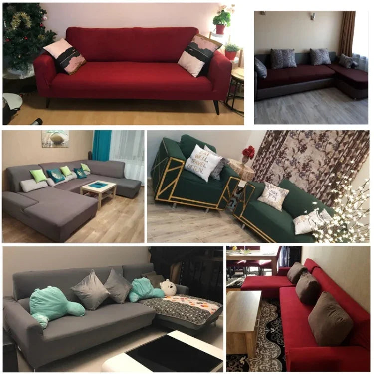 Housse universelle tout compris pour canapé, housse complète avec une taie d'oreiller, fauteuil simple (90-140cm), canapé deux places (145-185cm), canapé trois places (190-230cm), canapé quatre places (235-300cm)