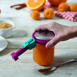 Ouvre-boîte créatif en silicone avec fermeture éclair, multifonctionnel, antidérapant, pour bouteilles et bocaux, ouvre-bouteille 5