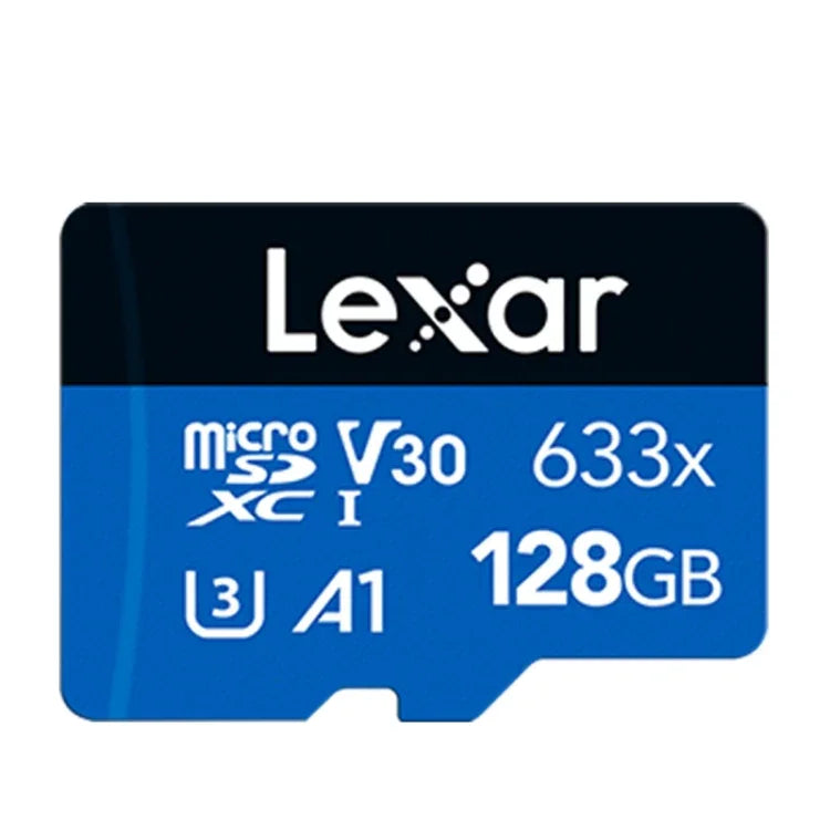 Carte mémoire TF dédiée pour enregistreur de conduite haute vitesse Lexar 633x 128 Go, 128 Go