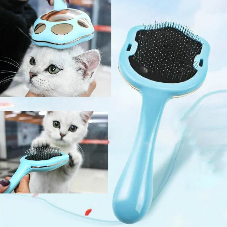 足跡ペット用毛取りコーム 犬猫用毛取り器