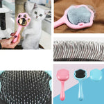 Peigne anti-poils d'animaux Footprint pour chiens et chats