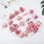 18 pièces/ensembles d'accessoires pour cheveux de bébé filles, épingles à cheveux, anneaux à cheveux, en boîte, TBD077045401A, TBD077045401B, TBD077045401C, TBD077045401D, TBD077045401E