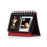 Mini album photo de bureau de 3 pouces, style calendrier, à poser, pour 68 photos, avec espace pour le nom de la marque